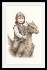 🔥 Dragon Rider Portrait – Transform Your Child into a Brave Hero 🐉