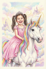 Unicorn Princess Portrait 1